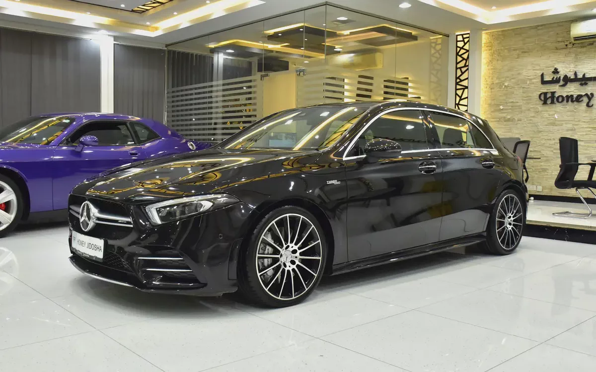 AED 1,412 EMi for 5Yrs | Mercedes Benz A35 AMG ( 2020 Model ) in Black Color Chinese Specs-1-1