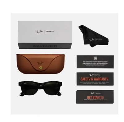 Meta RAYBAN RW 4008 601ST353 Smart Glasses F Matte Black/L Polar Gradient Graphite Black-4