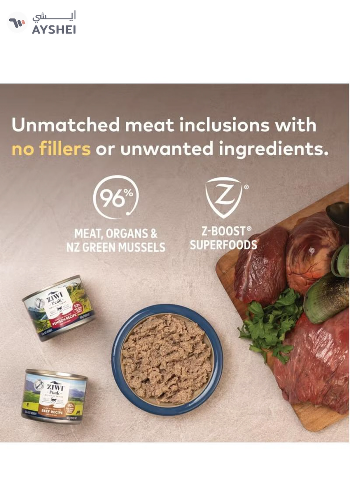 ZiwiPeak Cat Tin Venison 185G-2-2