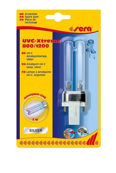Sera 32202 UV-C Amalgam Lamp 5 W for Sera UVC-Xtreme External Filter 800, 1200-0