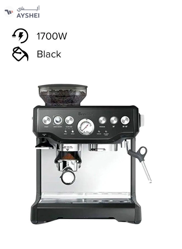 Breville Barista Express Espresso Machine BES870 – Built-in Grinder, Manual Espresso 1700 W BES870 Black