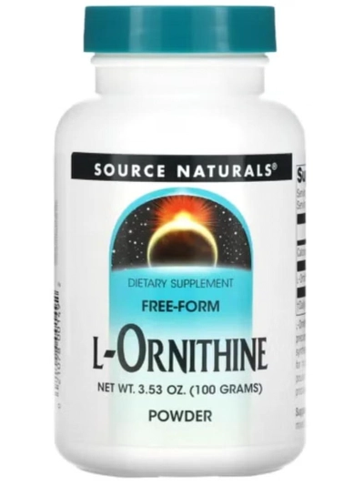 Source Naturals L-Ornithine Powder, 100 Gm-0
