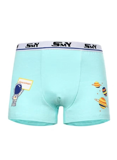 babyqlo 4 Pack Little Spaceman Printed Boxer Multicolour-5