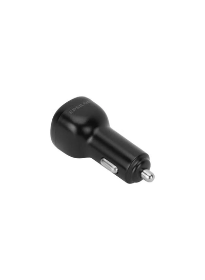 Epsilon Car Charger- 38W Max PD and QC 3.0 Dual Port, Power Delivery, Quick Charge-4