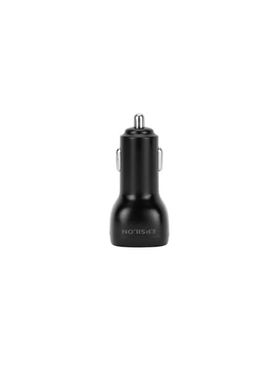 Epsilon Car Charger- 38W Max PD and QC 3.0 Dual Port, Power Delivery, Quick Charge-5