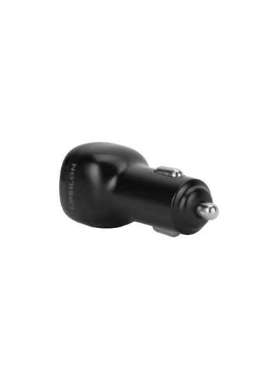 Epsilon Car Charger- 38W Max PD and QC 3.0 Dual Port, Power Delivery, Quick Charge-6
