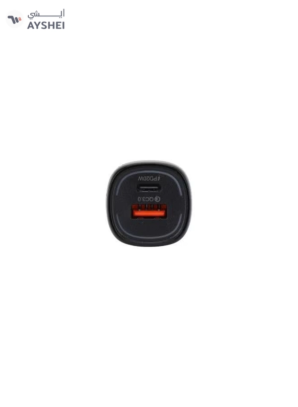 Epsilon Car Charger- 38W Max PD and QC 3.0 Dual Port, Power Delivery, Quick Charge