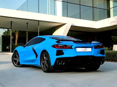 AED 5,420 P.M | 0% DOWN PAYMENT | CHEVROLET CORVETTE STINGRAY 3LT | 6.2L V8-4