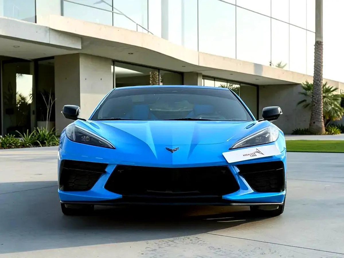 AED 5,420 P.M | 0% DOWN PAYMENT | CHEVROLET CORVETTE STINGRAY 3LT | 6.2L V8-14-14