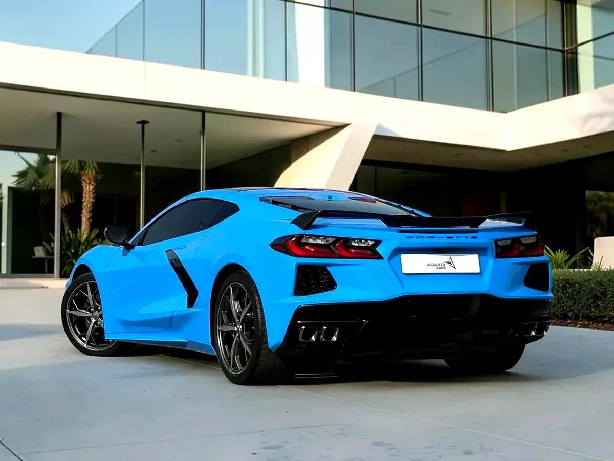 AED 5,420 P.M | 0% DOWN PAYMENT | CHEVROLET CORVETTE STINGRAY 3LT | 6.2L V8-4-4