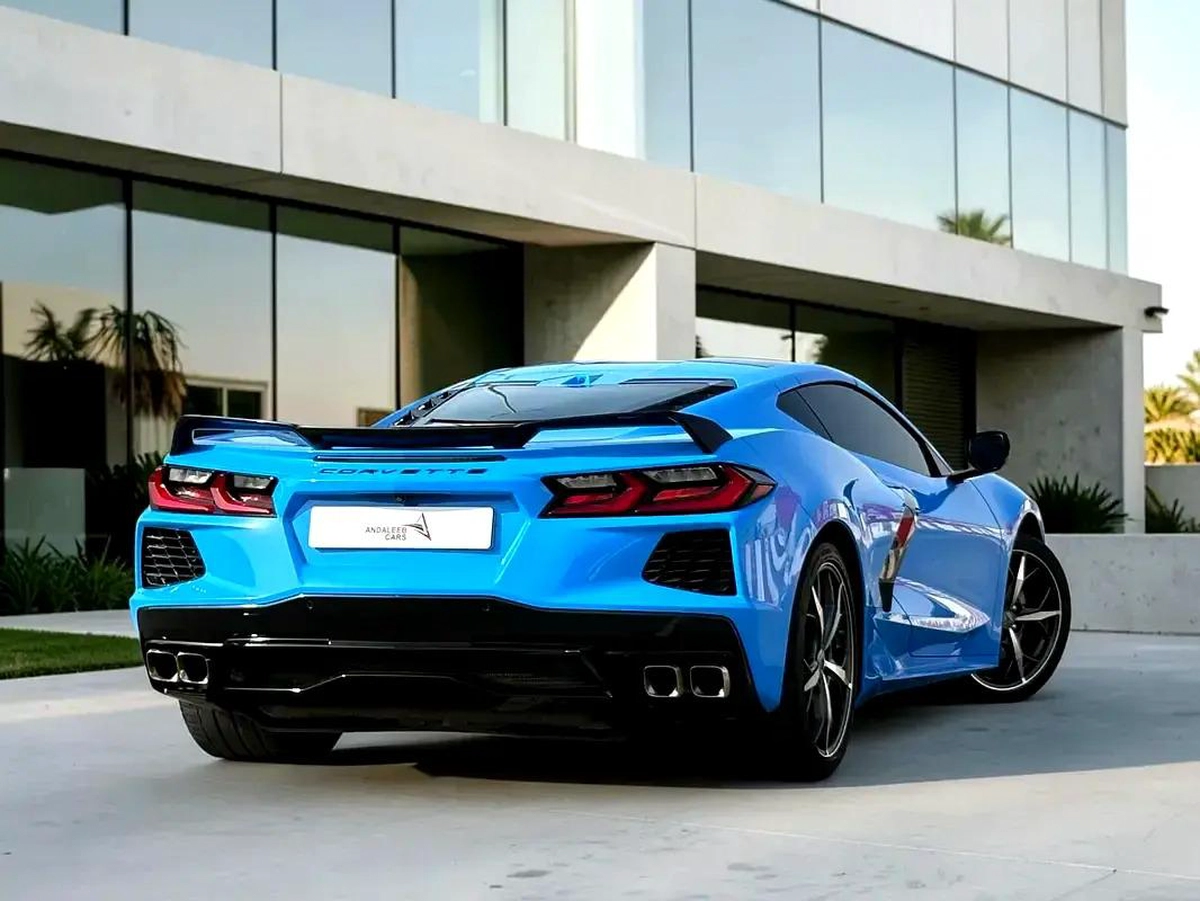 AED 5,420 P.M | 0% DOWN PAYMENT | CHEVROLET CORVETTE STINGRAY 3LT | 6.2L V8-5-5