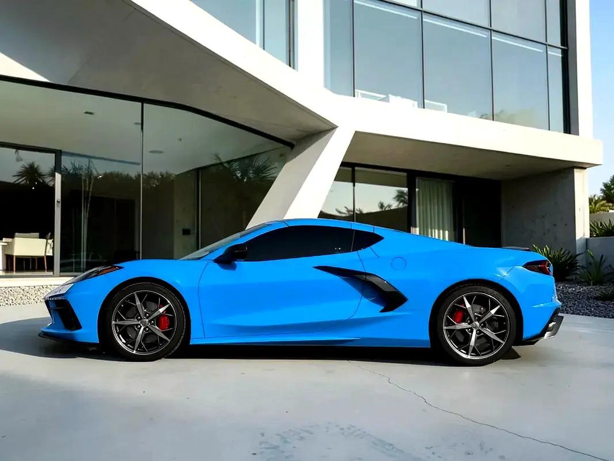 AED 5,420 P.M | 0% DOWN PAYMENT | CHEVROLET CORVETTE STINGRAY 3LT | 6.2L V8-11-11