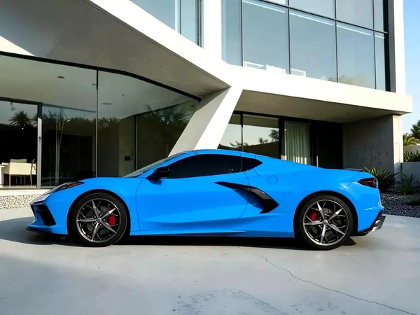 AED 5,420 P.M | 0% DOWN PAYMENT | CHEVROLET CORVETTE STINGRAY 3LT | 6.2L V8