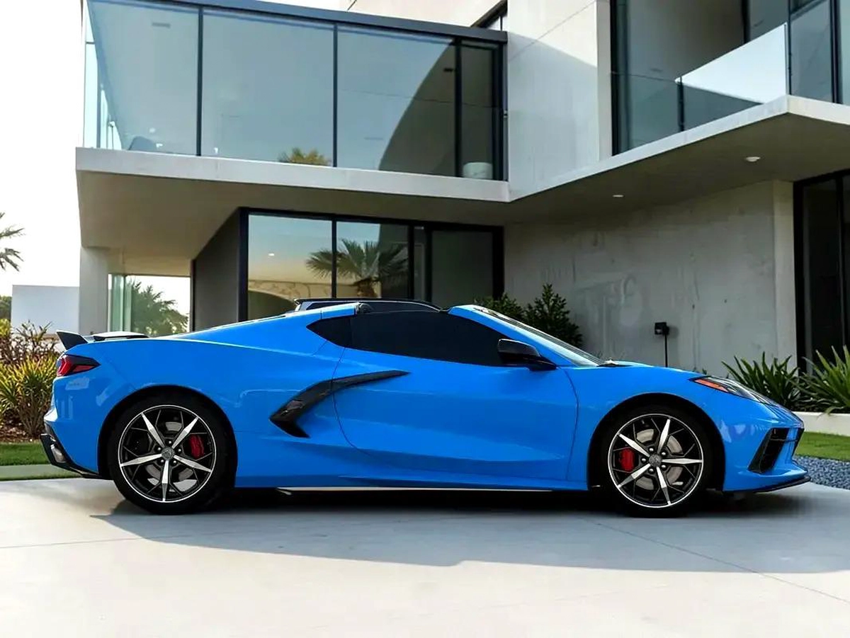AED 5,420 P.M | 0% DOWN PAYMENT | CHEVROLET CORVETTE STINGRAY 3LT | 6.2L V8-1-1