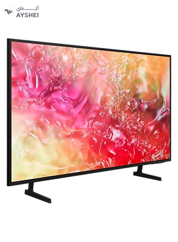 Samsung Smart TV, Crystal UHD, DU7000, 43 Inch, 2024, International Version PurColor, 4K Upscaling, Tizen OS, Q-Symphony UA43DU7000 Black