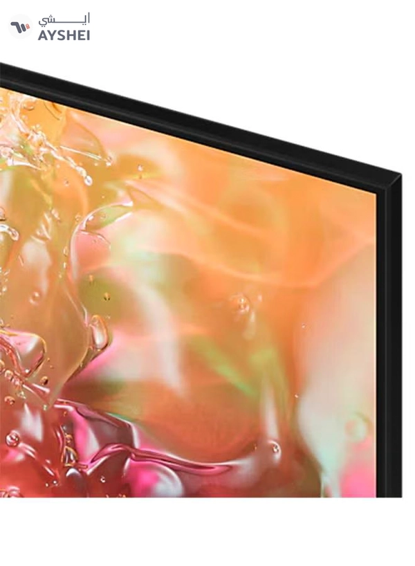 Samsung Smart TV, Crystal UHD, DU7000, 43 Inch, 2024, International Version PurColor, 4K Upscaling, Tizen OS, Q-Symphony UA43DU7000 Black