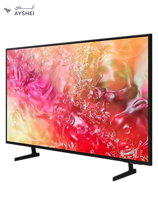 Samsung Smart TV, Crystal UHD, DU7000, 43 Inch, 2024, International Version PurColor, 4K Upscaling, Tizen OS, Q-Symphony UA43DU7000 Black