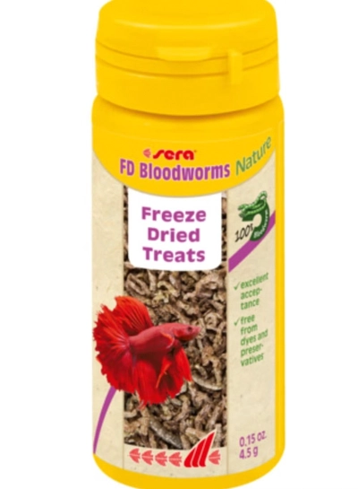  Sera FD Bloodworms (0.15 oz, 50 mL)-0