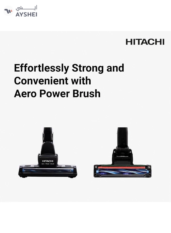 HITACHI Drum Vacuum Cleaner 2100 Watts, 18L Tank Dust Capacity, Aero Power Brush to Clean Efficiently, Metal Pipe, Dusting Brush & Crevice Nozzle, Washable Filter, Best for Home & Office 18 L 2100 W CV955NBLGCM Blue/Purple