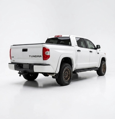 White Toyota Tundra 4x4 Pickup Truck-4