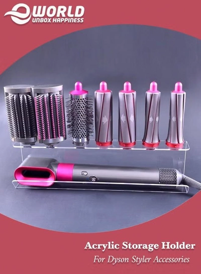 Eworld Acrylic Storage Holder for Dyson Airwrap Styler Accessories-0