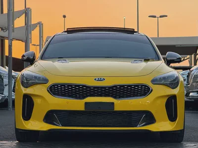 كيا إستينجر GT LINE V6 موديل 2018 خليجى بانوراما فل اوبشن بحاله الوكاله مفتاحين الوكاله-0