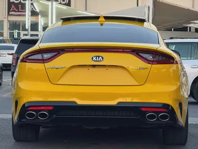 كيا إستينجر GT LINE V6 موديل 2018 خليجى بانوراما فل اوبشن بحاله الوكاله مفتاحين الوكاله-10