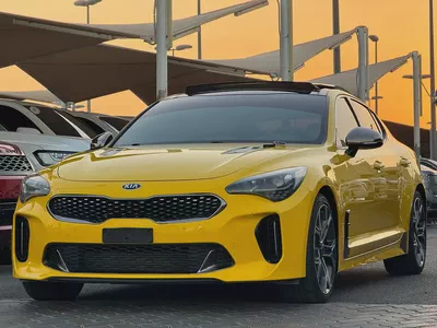 كيا إستينجر GT LINE V6 موديل 2018 خليجى بانوراما فل اوبشن بحاله الوكاله مفتاحين الوكاله-3