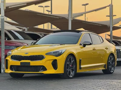 كيا إستينجر GT LINE V6 موديل 2018 خليجى بانوراما فل اوبشن بحاله الوكاله مفتاحين الوكاله-4