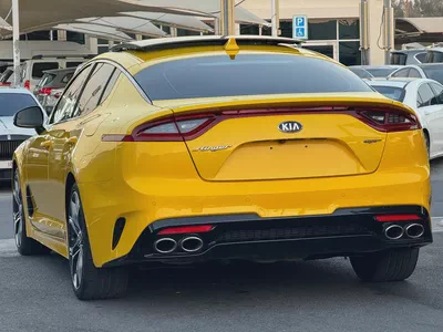 كيا إستينجر GT LINE V6 موديل 2018 خليجى بانوراما فل اوبشن بحاله الوكاله مفتاحين الوكاله-7