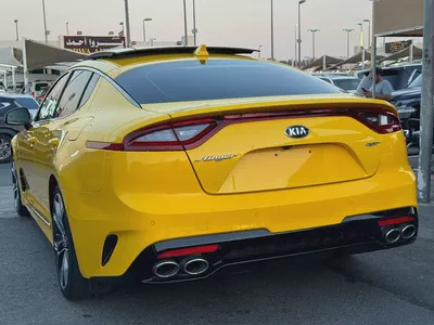 كيا إستينجر GT LINE V6 موديل 2018 خليجى بانوراما فل اوبشن بحاله الوكاله مفتاحين الوكاله-8