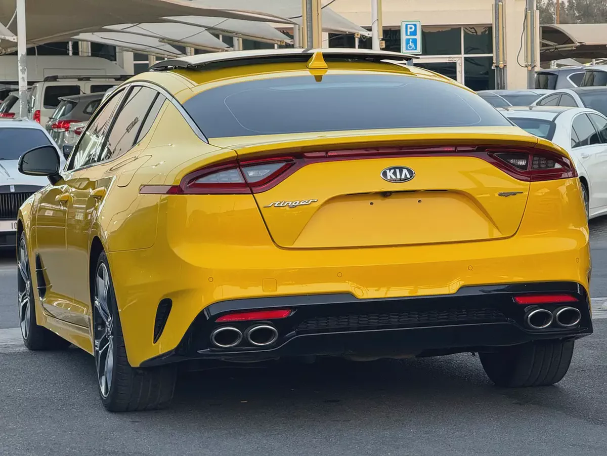 كيا إستينجر GT LINE V6 موديل 2018 خليجى بانوراما فل اوبشن بحاله الوكاله مفتاحين الوكاله-7-7