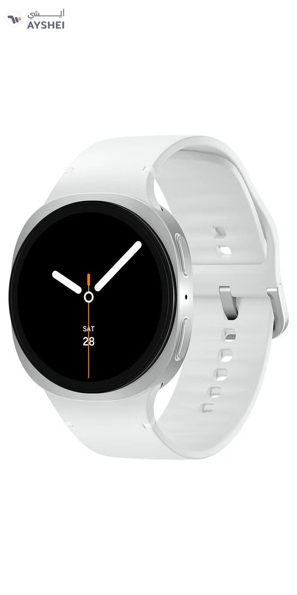 Samsung Galaxy Watch 8 44mm(UAE Version) LTE Smartwatch, Everyday Health Coach, Cushion Design, Dynamic Lug System, 3nm Processor, Sleep Coaching, Running Coach - Silver