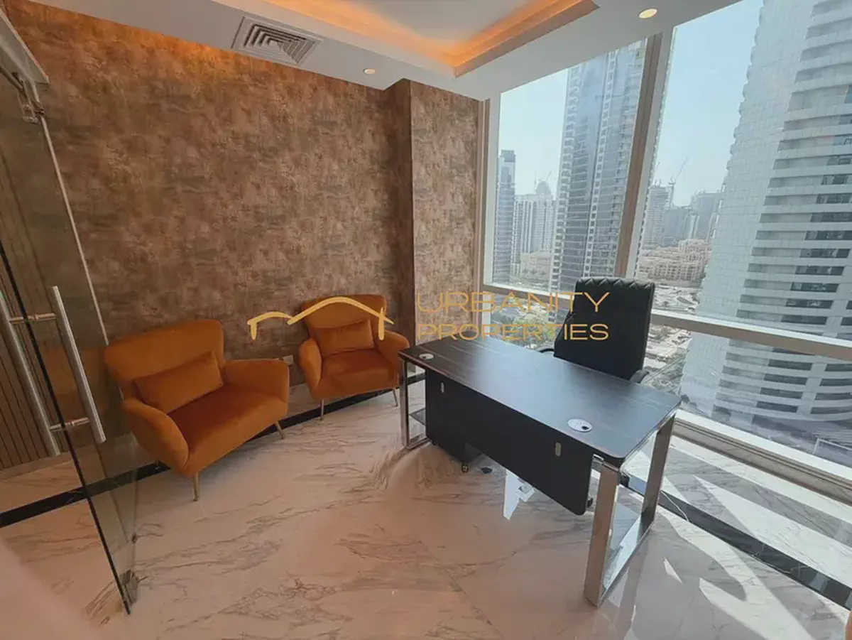 Turnkey Office in Tamani Arts — 314 sq ft | Furnished + Parking | AED 55k-7-7