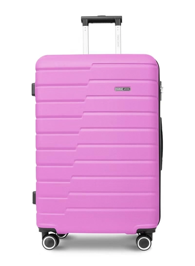 PARAJOHN Series Set of 2 Luggage | Lightweight Small 10KG & Large 30KG ABS 4 Wheels Trolley Hardsided Travel Suitcase Pink-4