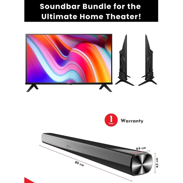 Hisense 40-inch Smart Full HD TV + Soundbar Bundle  - FREE INSTALLATION.