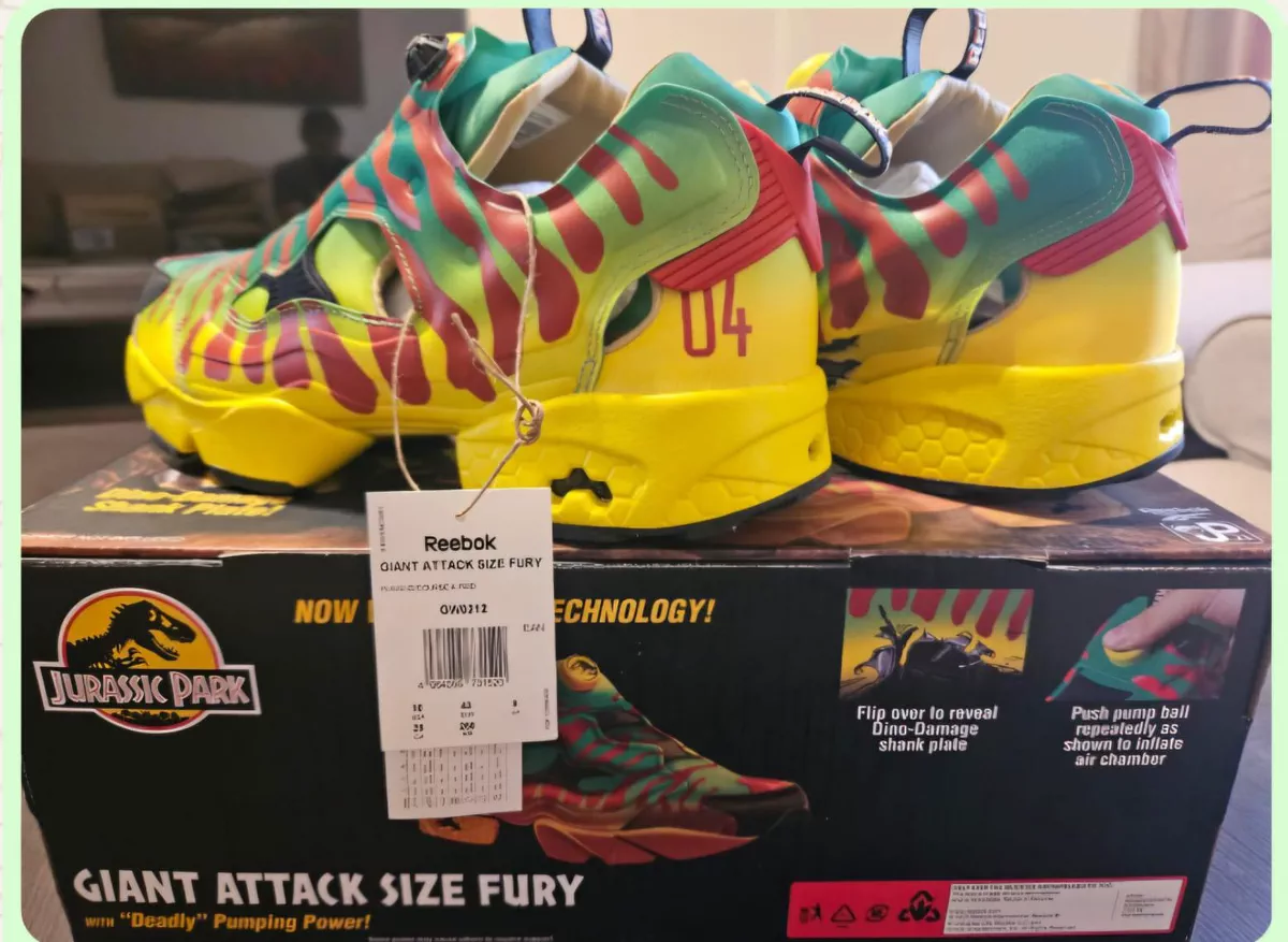 Jurassic Park x InstaPump Fury OG 'Tour Vehicles' - Size US 10