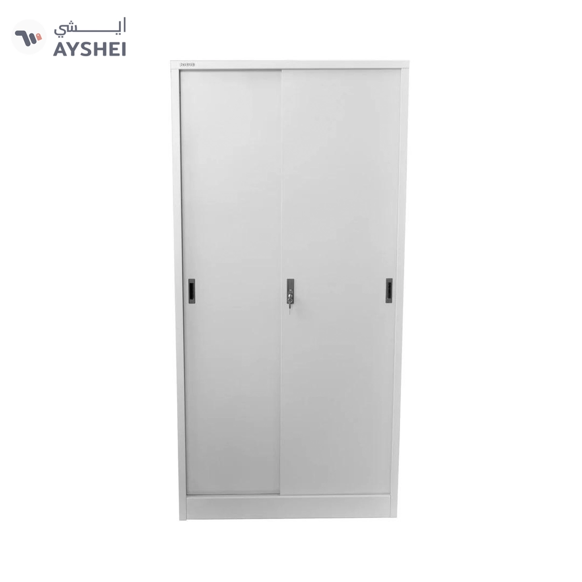Steel Sliding Door Cupboard, with 3 shelves, 0.7mm-1-1