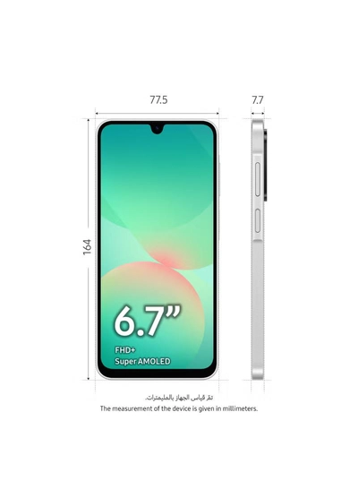 Samsung Galaxy A26 5G Dual SIM White 6GB RAM 128GB - Middle East Version-1