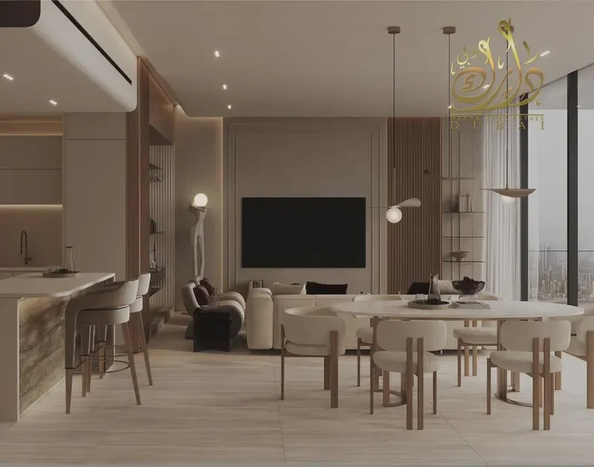 Furnished 1BR Apartment | Binghatti Ruby JVC | City & Pool Views
