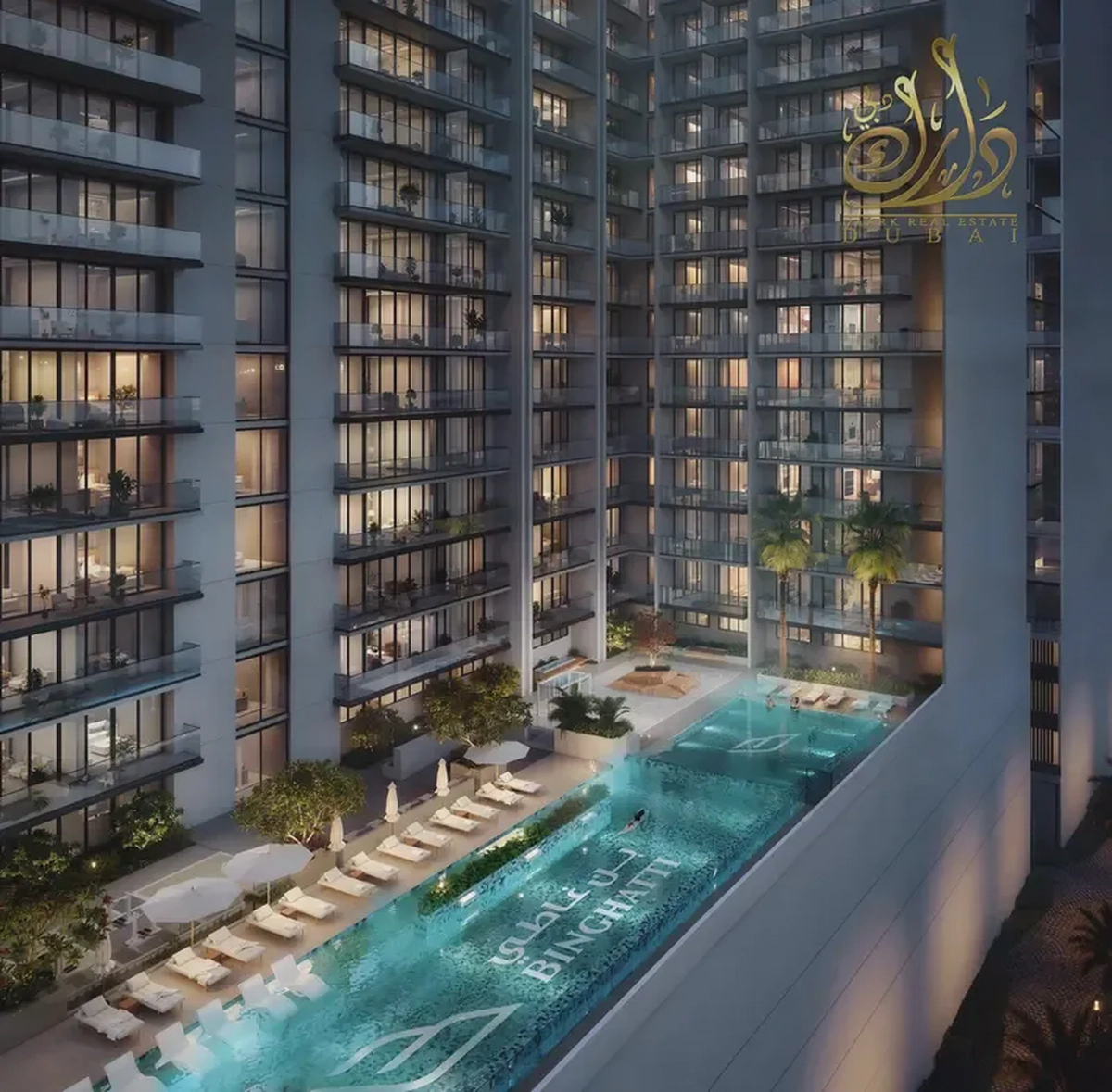 Furnished 1BR Apartment | Binghatti Ruby JVC | City & Pool Views