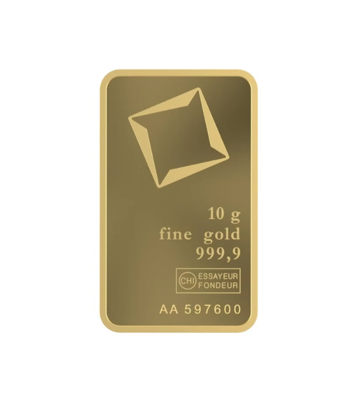 Valcambi Suisse 10g 24K (999.9) Pure Minted Gold Bar - Variable Design-1-1