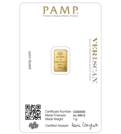 PAMP 24KT - 1g Suisse Pamp-1