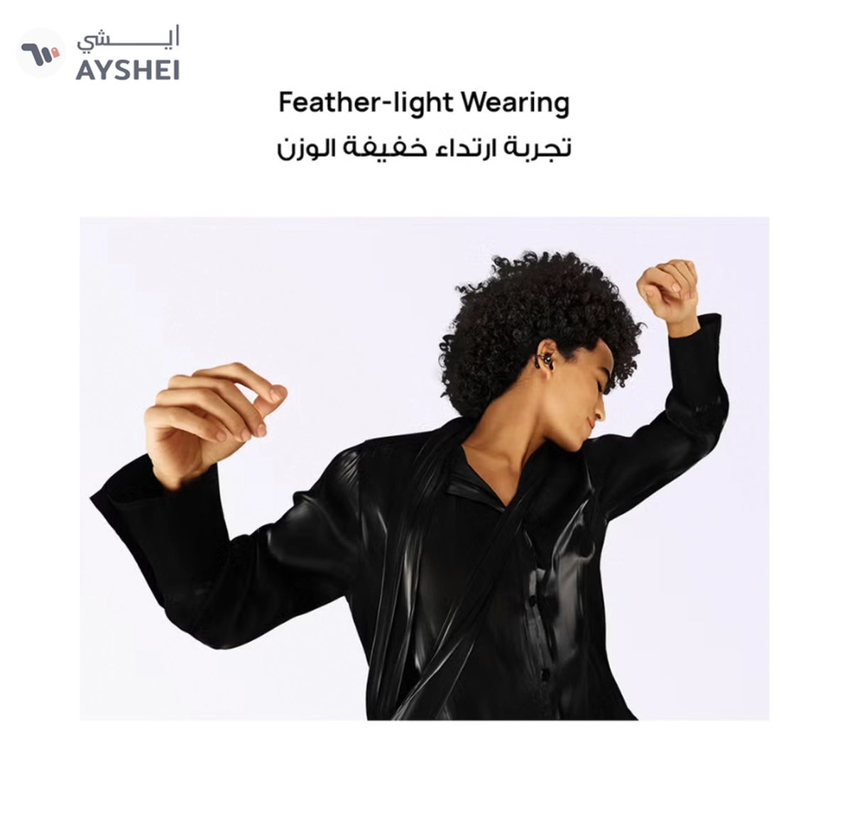 Huawei FreeClip Wireless Earphones, Bluetooth Earbuds, Futuristic Aesthetic Design-3-3