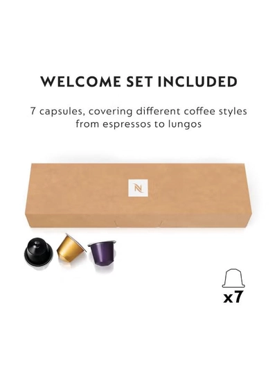 Nespresso Inissia D40 Espresso Capsule Coffee Machine, 19 Bar Pressure 0.7 L 1260 W NN-D40-ME-BK-NE5 / NN-D40-EU-BK-NE5 Black-1