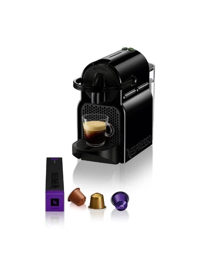 Nespresso Inissia D40 Espresso Capsule Coffee Machine, 19 Bar Pressure 0.7 L 1260 W NN-D40-ME-BK-NE5 / NN-D40-EU-BK-NE5 Black-0