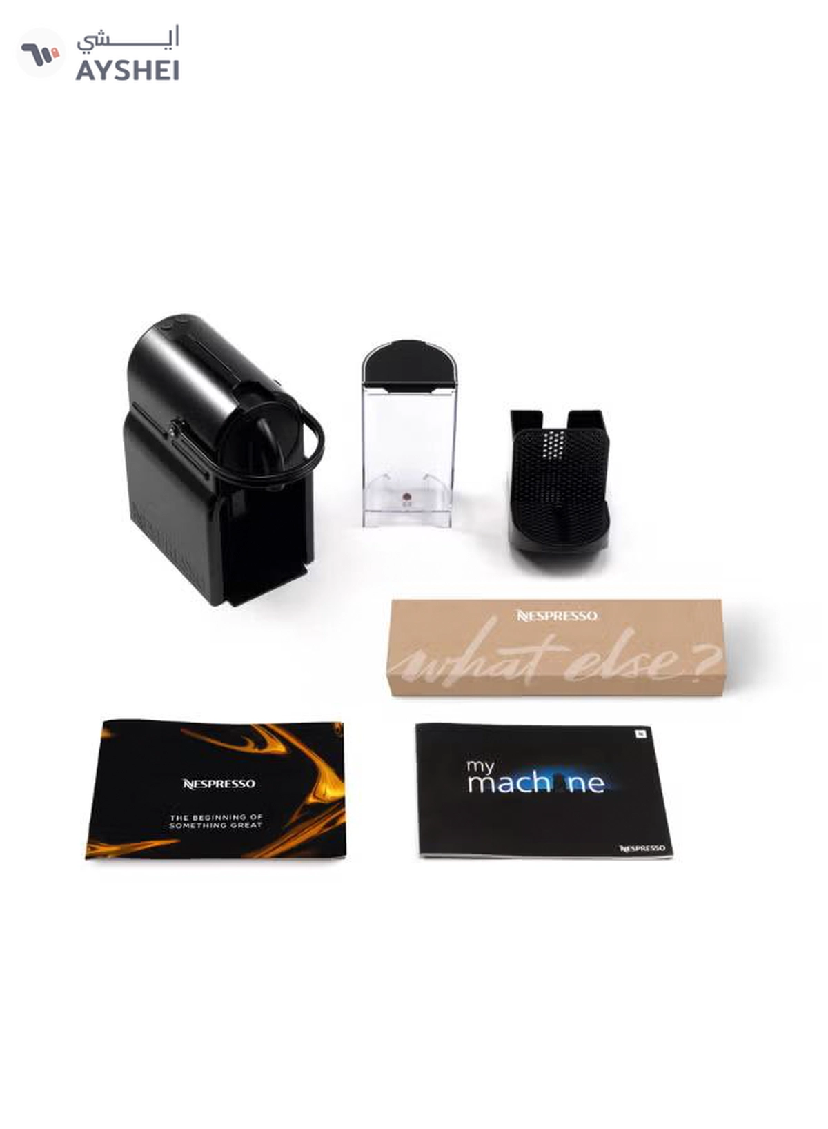 Nespresso Inissia D40 Espresso Capsule Coffee Machine, 19 Bar Pressure 0.7 L 1260 W NN-D40-ME-BK-NE5 / NN-D40-EU-BK-NE5 Black-5-5