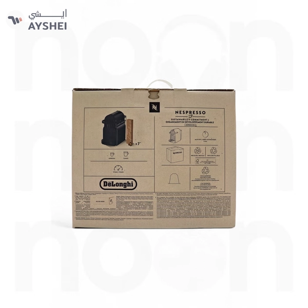 Nespresso Inissia D40 Espresso Capsule Coffee Machine, 19 Bar Pressure 0.7 L 1260 W NN-D40-ME-BK-NE5 / NN-D40-EU-BK-NE5 Black
