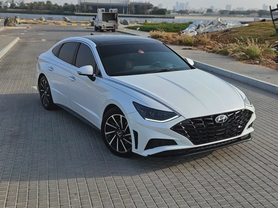 Hyundai Sonata 2021 US Specs Clean Car Full Option Top Luxury 1.6 Turbo Premium Condition-0