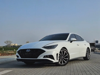 Hyundai Sonata 2021 US Specs Clean Car Full Option Top Luxury 1.6 Turbo Premium Condition-2